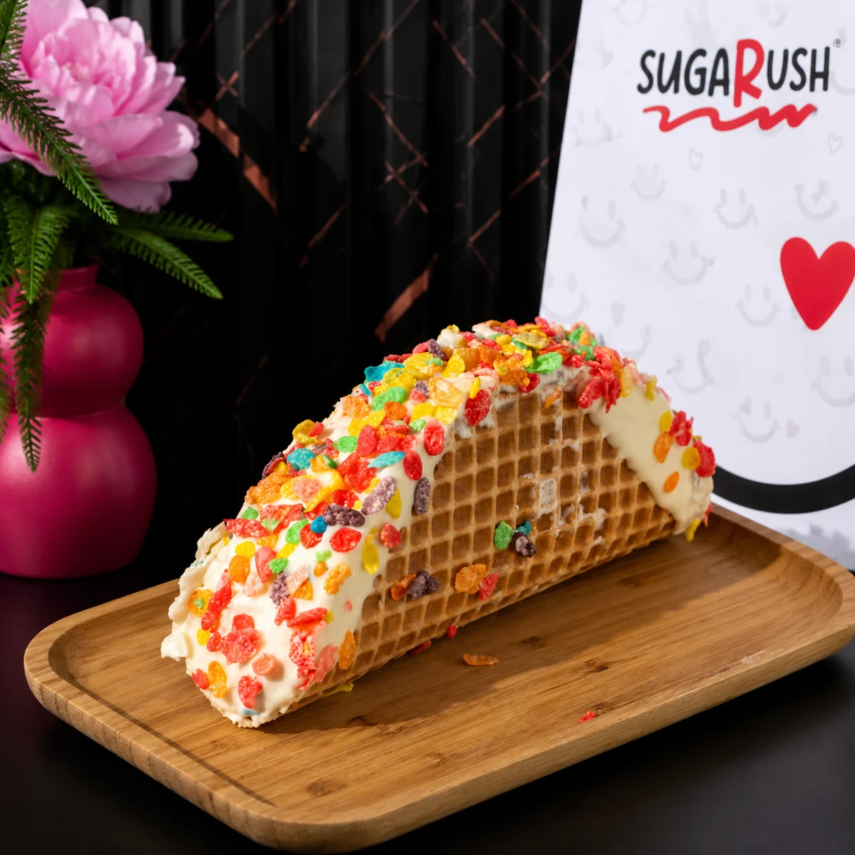Fruity Pebbles Taco — Ice Cream Taco