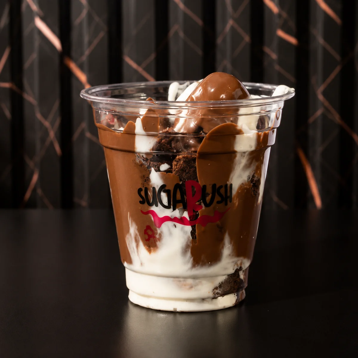 Brownie Cup — Strawberry Dose